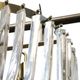Harp & Finial® Ribbon Brass/Clear Medium Chandelier -1