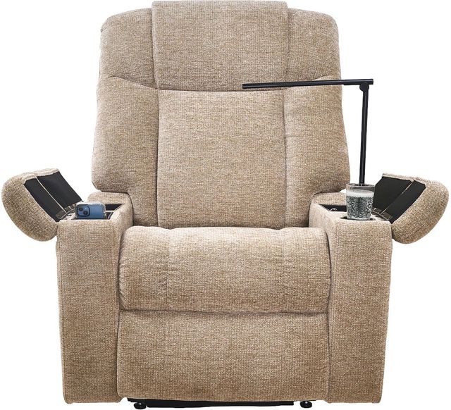 UltraComfort™ Venice Stone Medium Power Lift Recliner with Nirvana™ Swedish Massage-2