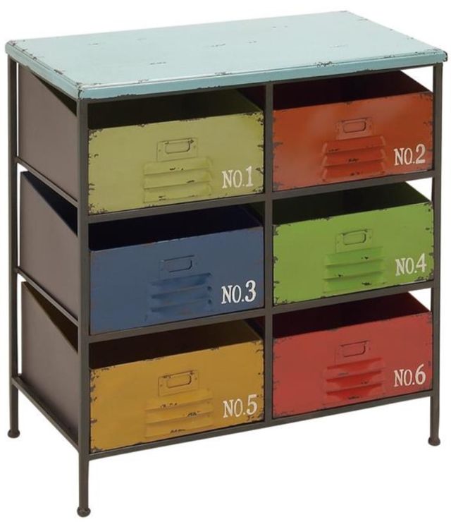 Deco Marche Muti-Colored Storage Unit-0