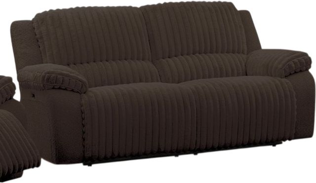 American Wholesale Furniture Mondo Chocolate Power Reclining Sofa -0