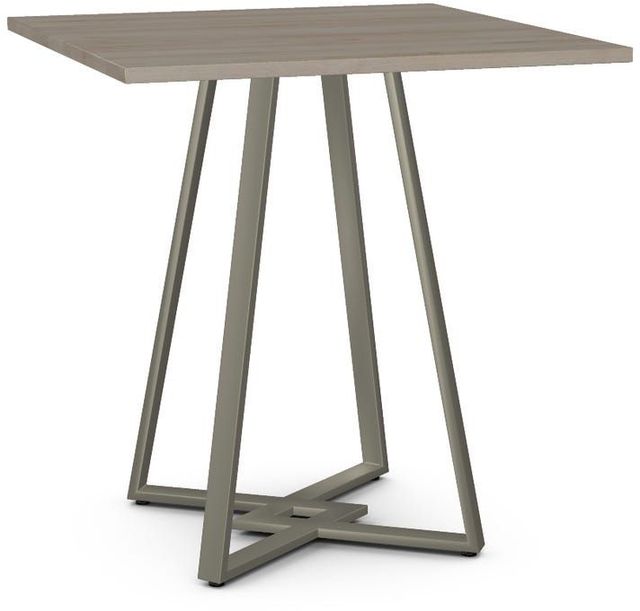 Amisco Customizable Dirk Thermo Fused Laminate Counter Height Table with 36" Tabletop-0