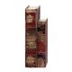 A & B Home 6-Piece Antique Brown Book Box Set-1