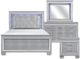 Homelegance® Allura 4-Piece Silver Queen Panel Bedroom Set-0