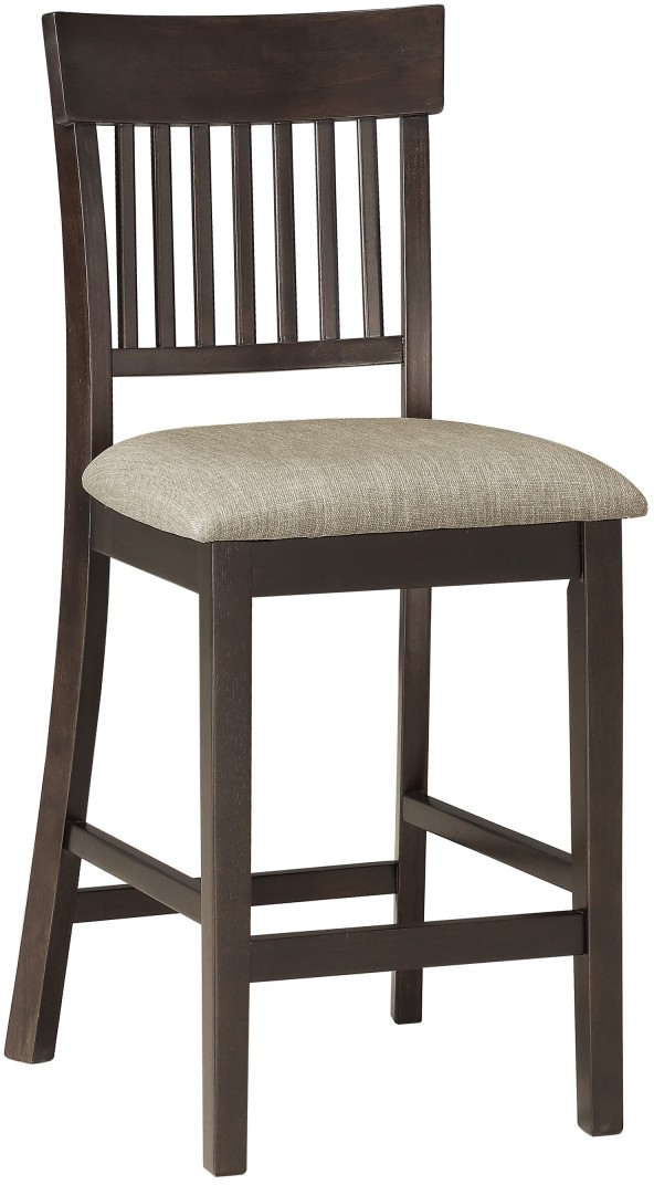 Homelegance® Balin 5-Piece Dark Brown Counter Height Table Set-2