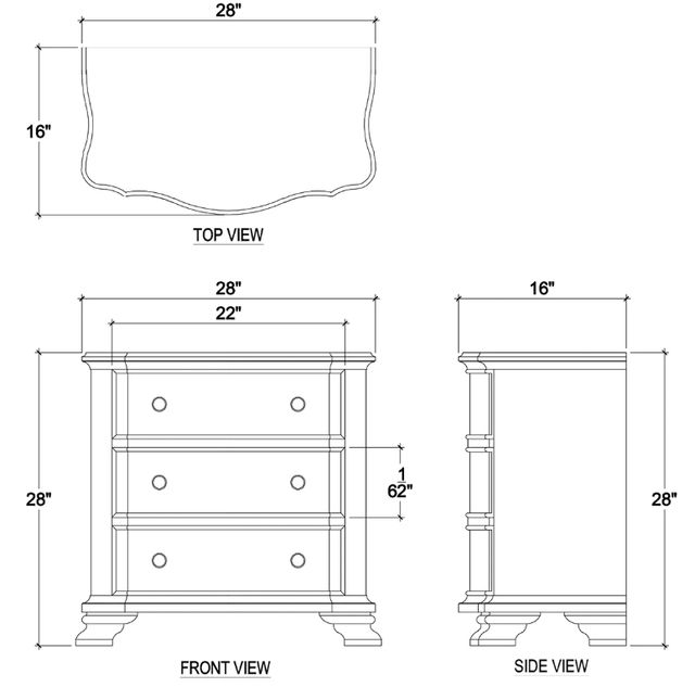 Bramble Customizable Davis Bedside Table-1