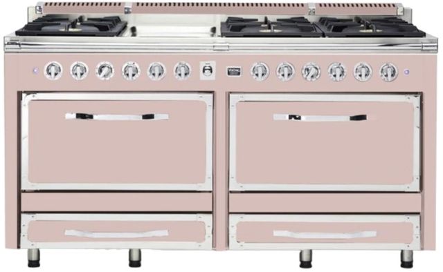 Viking® Tuscany 66" Blush Pro Style Dual Fuel Range-0
