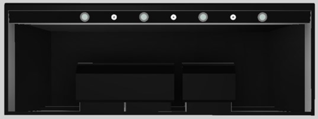 Vent-A-Hood® 66" Black Wall Mounted Range Hood-2