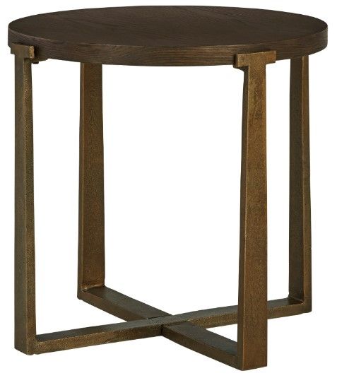 Signature Design by Ashley® Balintmore 3-Piece Brown/Gold Living Room Table Set-2