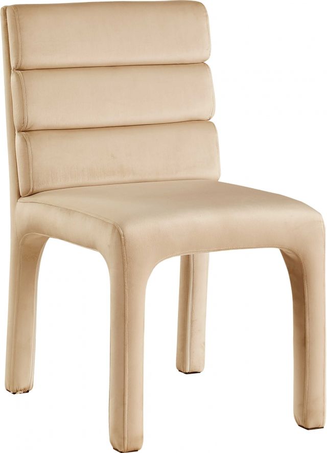 Meridian Furniture Kai Camel Velvet Dining Chair-0