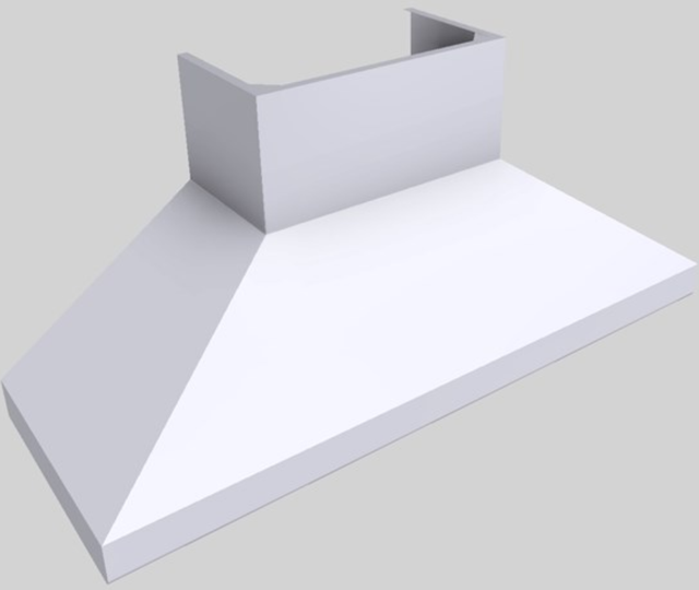 Vent-A-Hood® 66" White Wall Mounted Range Hood-2