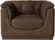 Four Hands Santino Nubuck Cigar Swivel Chair-2