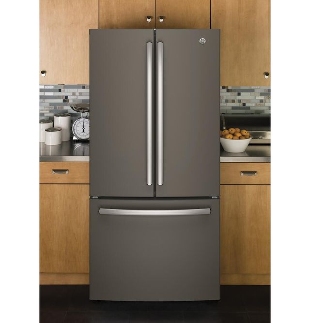 GE® Series 33 in. 24.7 Cu. Ft. Slate French Door Refrigerator-11
