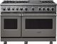 Viking® 7 Series 48" Damascus Gray Pro Style Dual Fuel Range with 12" Griddle-0