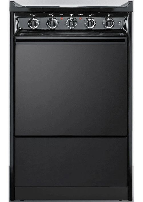 Summit® 20" Black Slide-In Electric Range-0