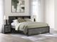 Signature Design by Ashley® Jonnifer Black/Gray King Bookcase Bed-1