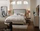 Hooker® Furniture Elixir Greer/Serene Gray Beige Queen Upholstered Panel Bed-1
