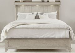 Liberty Furniture Ivy Hollow Dusty Taupe/Weathered Linen Queen Panel Bed