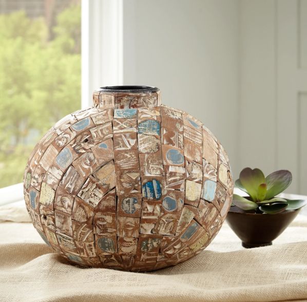 Signature Design by Ashley® Meltland Black/Natural 15"Vase-2