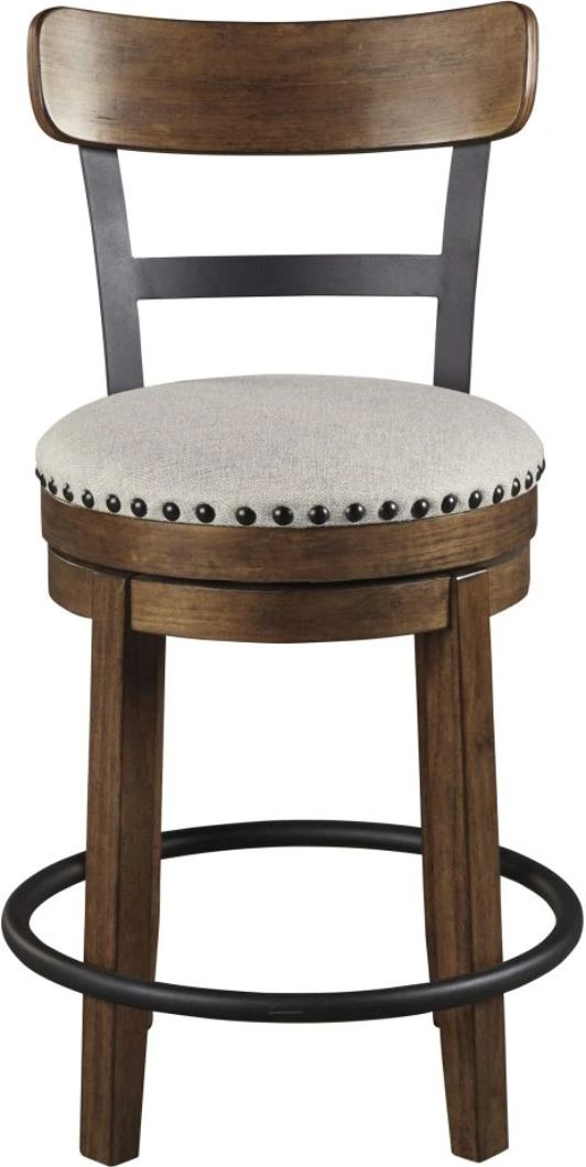 Signature Design by Ashley® Valebeck Brown Swivel Barstool-1