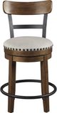 Signature Design by Ashley® Valebeck Brown Swivel Barstool-1