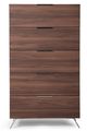 VIG Furniture Nova Domus Brooklyn Brown/Chrome Chest-1