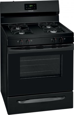 Frigidaire 30" Black Free Standing Gas Range