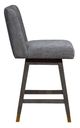 Armen Living Basila Gray Oak Swivel Counter Stool-3