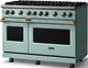 Viking® 5 Series 48" Splash Pro Style Gas (LP) Range with Brushed Brass Trim-2