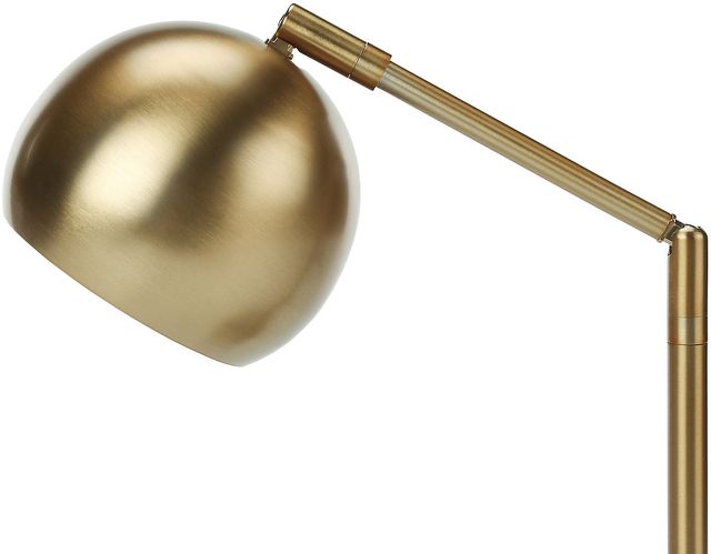 Monarch Specialties Inc. 19"H Gold Metal Table Lamp-1