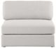 Meridian Furniture Beckham Beige Linen Polyester Modular Armless Chair-1