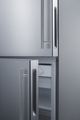 Summit® 28 in. 14.6 Cu. Ft. Stainless Steel Counter Depth Bottom Freezer Refrigerator-4
