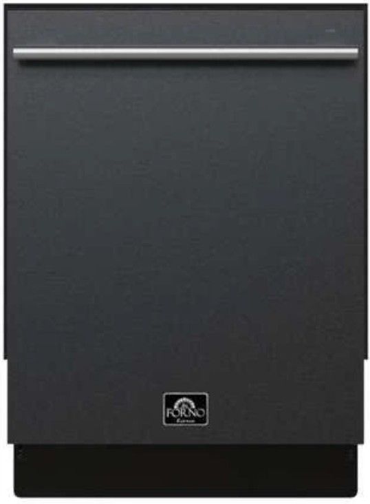 FORNO® Romano Espresso 24" Black Top Control Built In Dishwasher -0