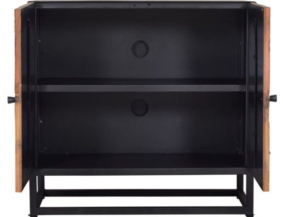 Jofran Inc. Astral Plains Reclaimed Natural 2-Door Accent Cabinet-2