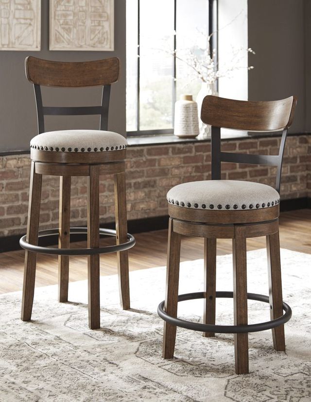 Signature Design by Ashley® Valebeck Brown Tall Swivel Barstool-2