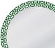 Basset Mirror Alanis Green/Cream Wall Mirror-3