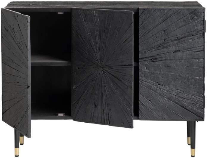 Crestview Collection Media Credenza Sideboard - Thumbnail 2