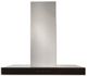 Best® Ispira 36" Stainless Steel Black Glass Island Range Hood-1