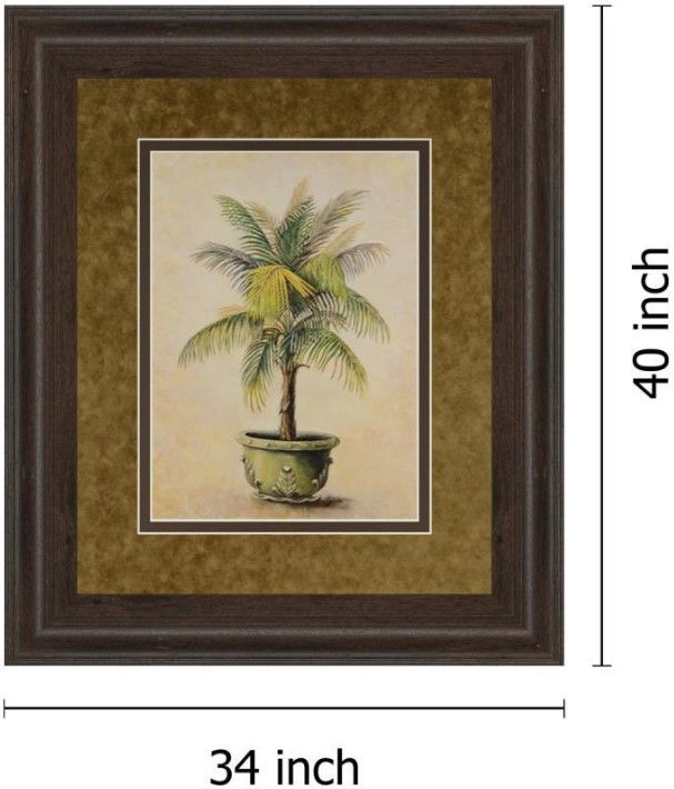 Classy Living Potted Palm I 34" Wall Art-2