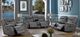 Coaster® Conrad 3-Piece Gray Manual Reclining Living Room Set-1