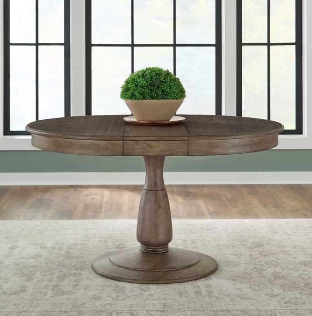 Liberty Furniture Hickory Grove Heirloom Brown Pedestal Dining Table-2