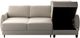 Luonto® Furniture Delta 2-Piece Cloud 02/Smoked Birch Full XL Sleeper Sectional-1