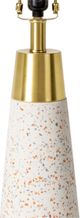 Surya Catania White/Brass Brushed Mosaic Lamp-3