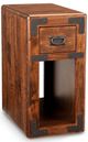 Handstone Customizable Saratoga Heritage Nutmeg Chairside Table-0