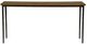 Nest Home Collections Chloe Antique Natural Console Table with Black Base-2
