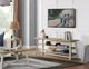 Riverside Furniture Beaufort Gray Skies/Timeless Oak Entertainment Console-5