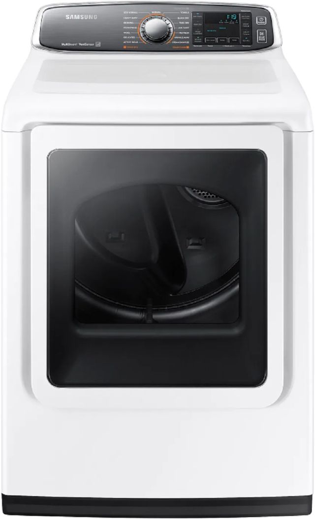 Samsung 7.4 Cu. Ft. White Front Load Electric Dryer-0