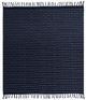 A & B Home Navy Blue Striped Throw Blanket-1