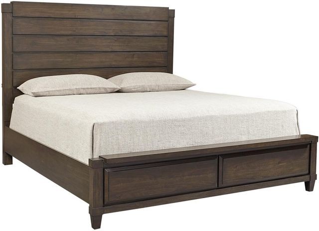 aspenhome® Easton Burnt Umber Queen Bed-0