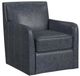 Flexsteel® Customizable Beckett Leather Swivel Chair-0