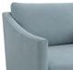 Elements International Acacia Freya Light Blue Swivel Chair-3